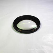 Edge-blackened N-SF6 optical glass meniscus lens